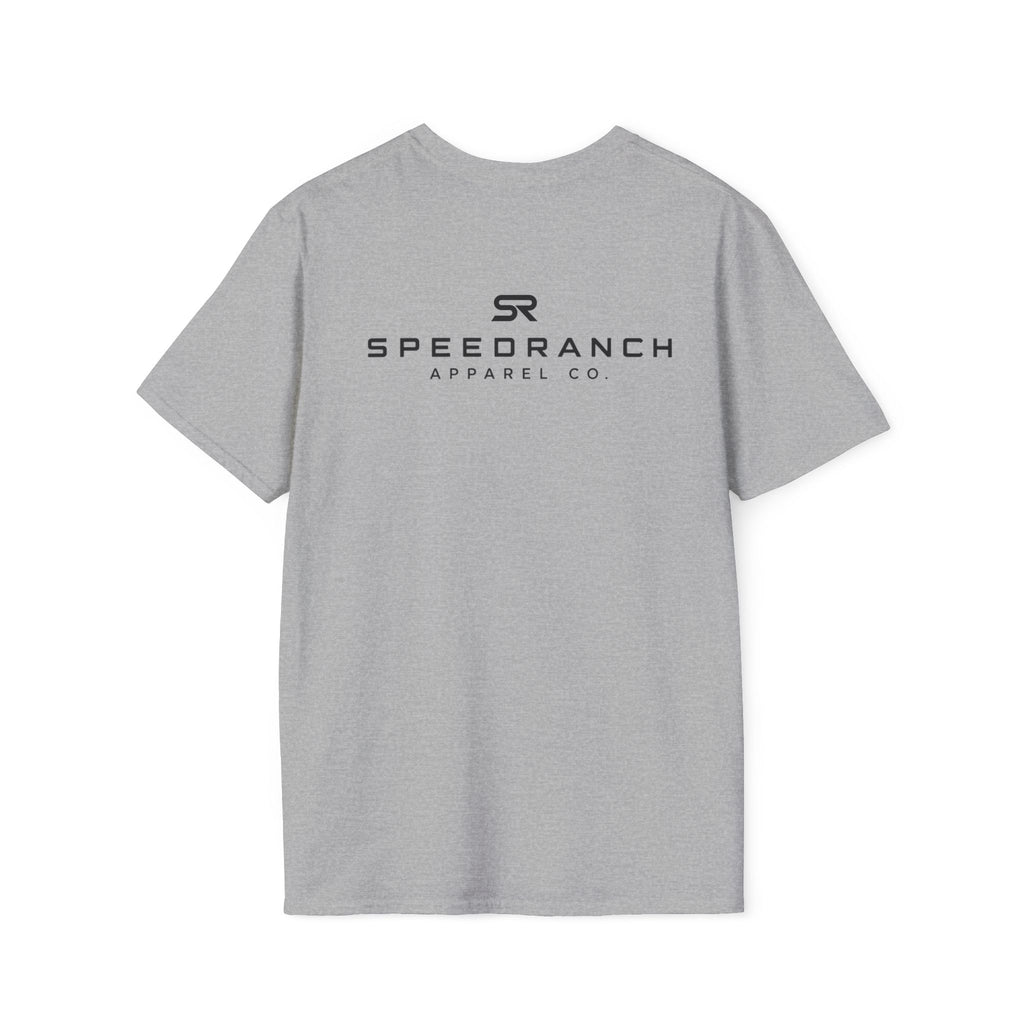 SR Minimal Logo T‑Shirt — Casual Branded Tee for Everyday Wear