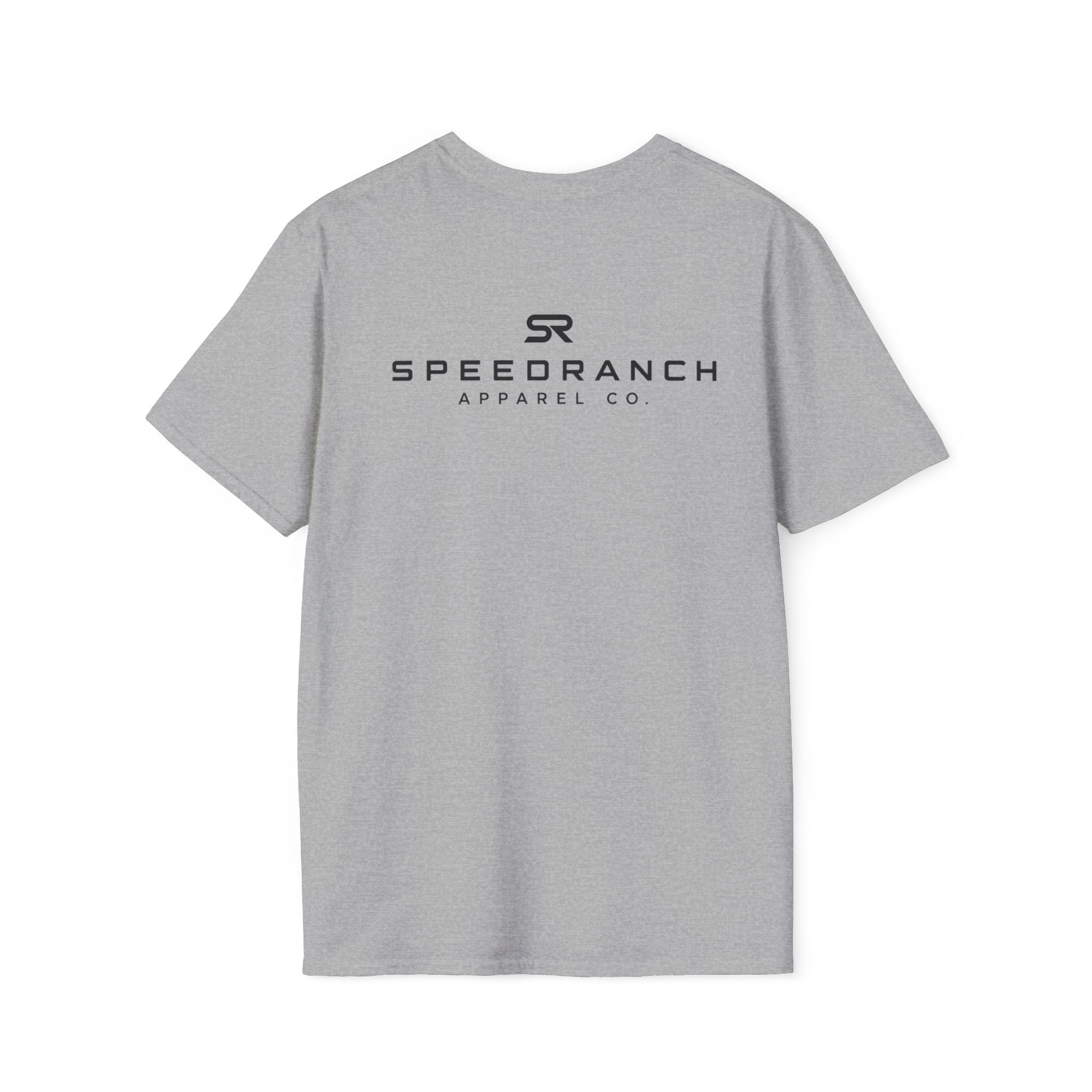 SR Minimal Logo T‑Shirt — Casual Branded Tee for Everyday Wear