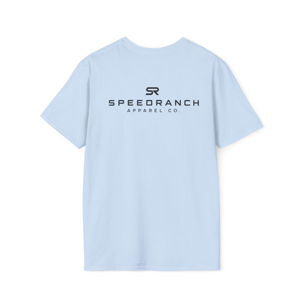 SR Minimal Logo T‑Shirt — Casual Branded Tee for Everyday Wear