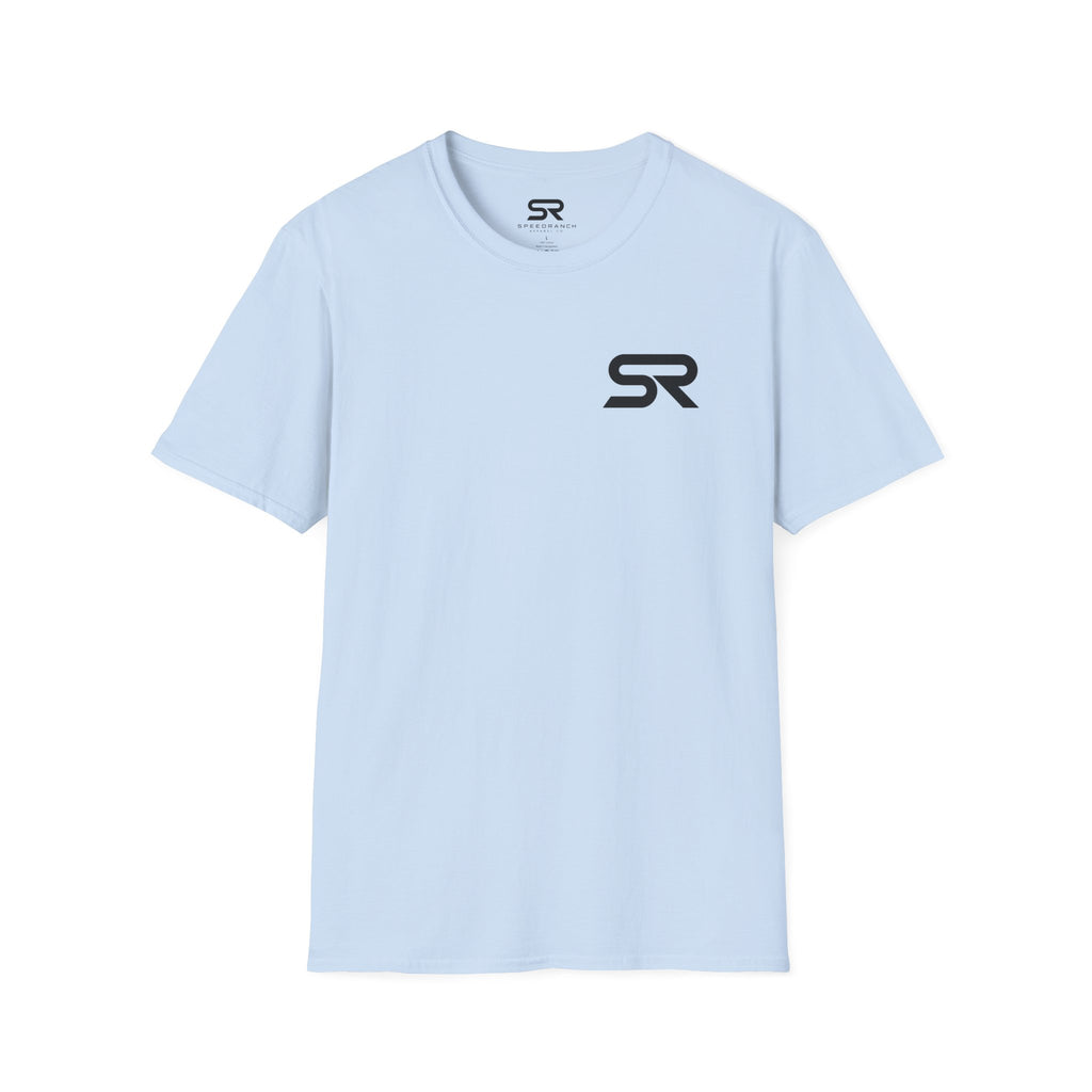 SR Minimal Logo T‑Shirt — Casual Branded Tee for Everyday Wear