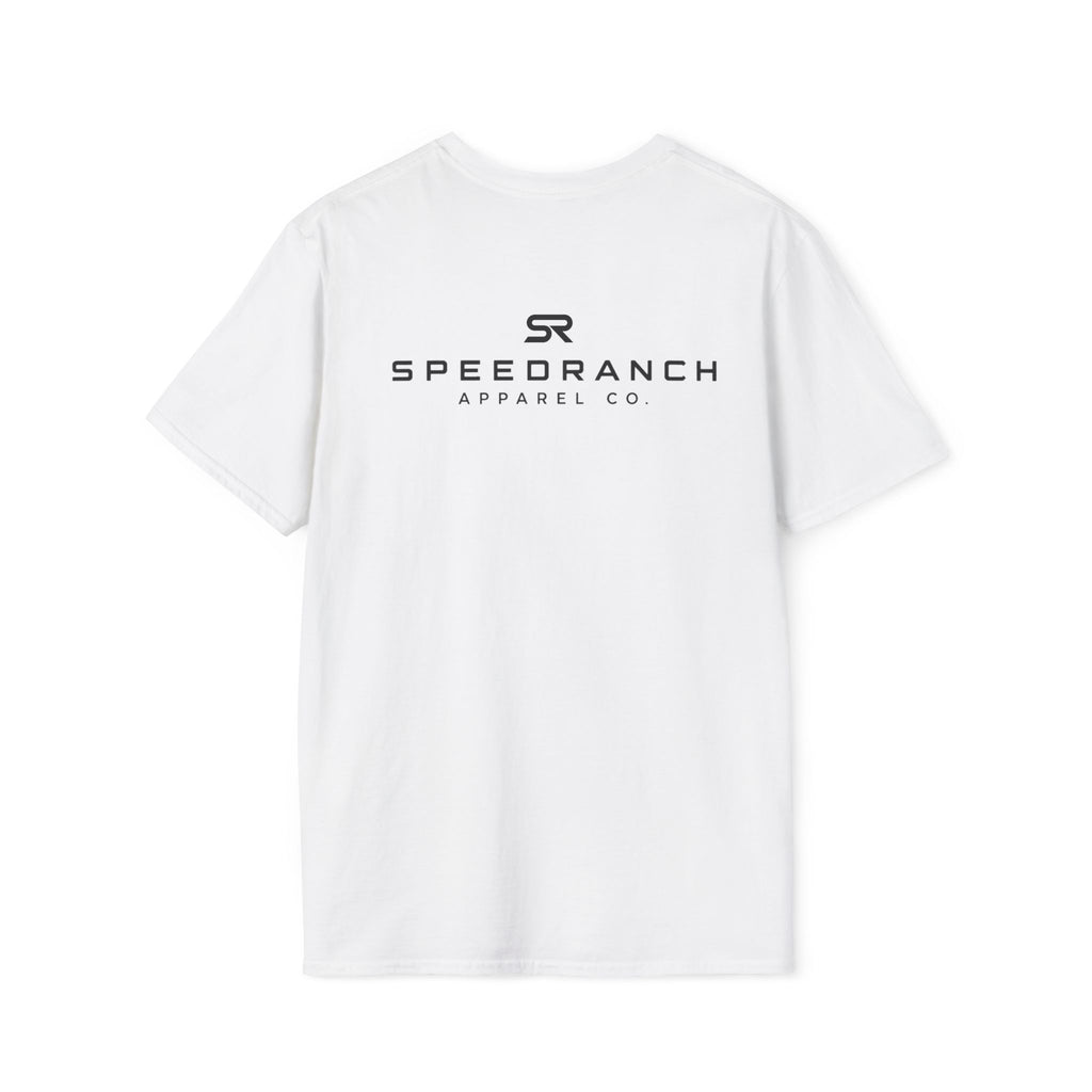 SR Minimal Logo T‑Shirt — Casual Branded Tee for Everyday Wear