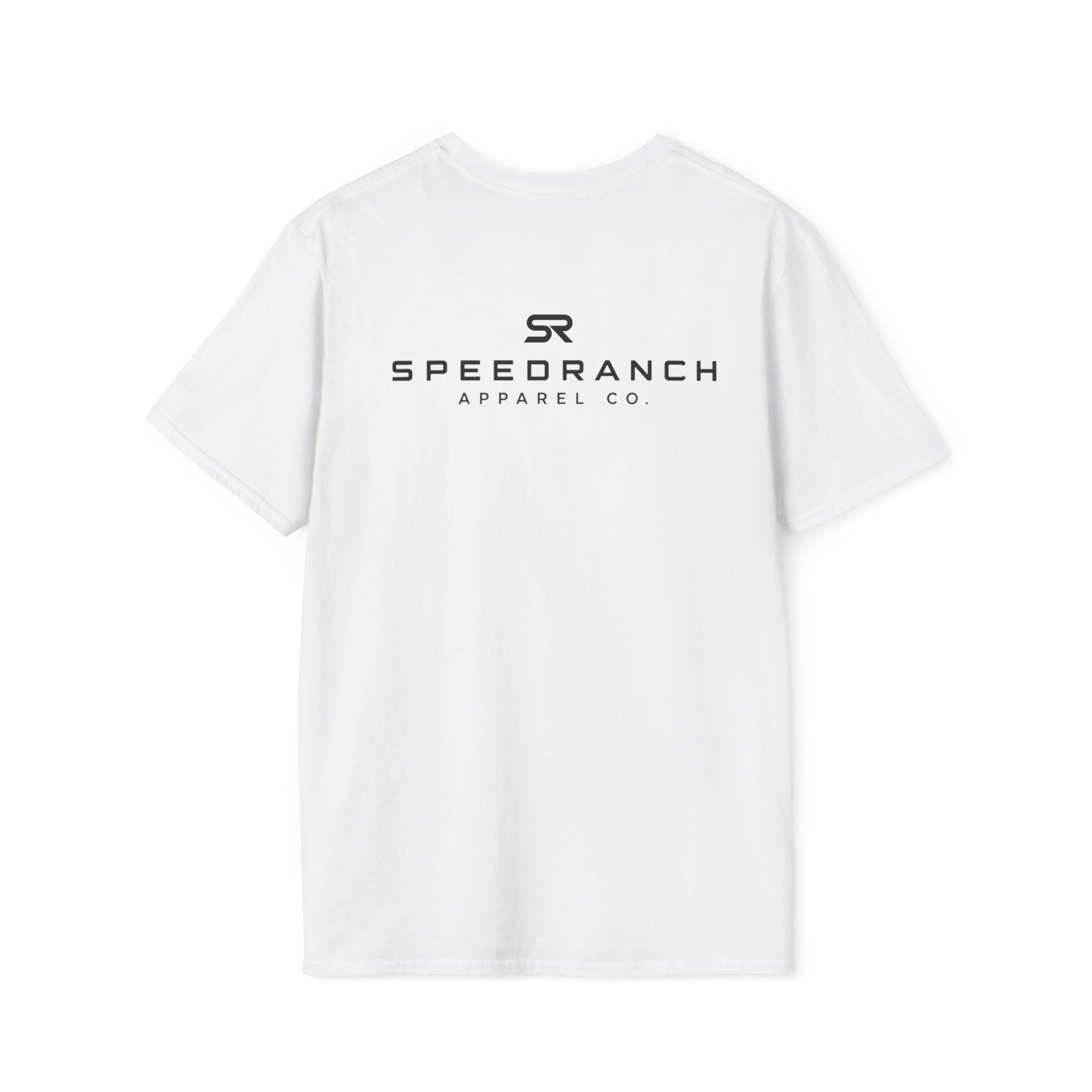 SR Minimal Logo T‑Shirt — Casual Branded Tee for Everyday Wear
